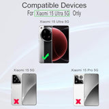 Screen Protector For Xiaomi 15 Ultra 5G 6.73"(2 Pcs),Flexible Tpu Film,With 1Pc Camera Lens Protector,1Pc Back Film,Bubble Free[Easy To Install]