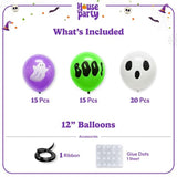 Ghost Latex Balloons Halloween Party Decorations Spooky Theme Supplies