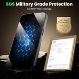 For Iphone 16 Pro Max Privacy Screen Protector - [Auto Dust-Remove] 24 Degree Anti Spy 3D Full Coverage Shatterproof Tempered Glass With Zero Bubble Dust Clean Easy Installing House, 2 Pack