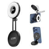Magsafe LED Fill Light for iPhone Adjustable Selfie Ring Light Black
