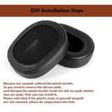 Pm-3 Professional Headphone Earpads Headset Cushions Replacement Compatible With Oppo Pm3 Pm 3 Headphones,Ear Pads Cushions With Comfortable Leather And Memory Foam