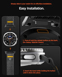 Spigen Athlex Air Designed for  Galaxy Watch 8 44/40mm, 8 Classic 46mm Band Adjustable Solo Loop Strap (2025) - Active Black