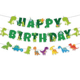 Dinosaur Happy Birthday Banner Cute Dino Garland Kids Party Decorations