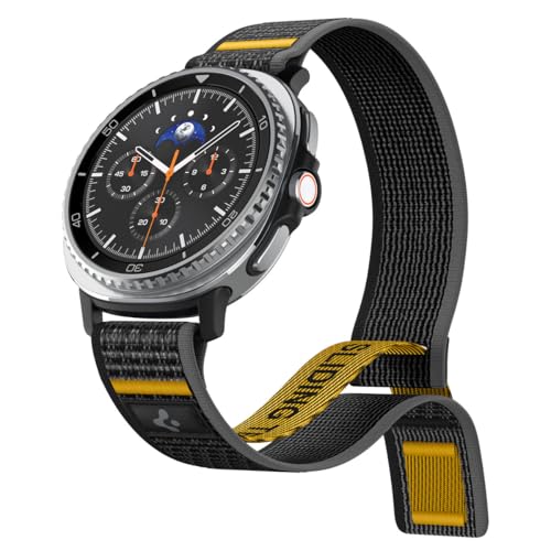 Spigen Athlex Air Designed for  Galaxy Watch 8 44/40mm, 8 Classic 46mm Band Adjustable Solo Loop Strap (2025) - Active Black