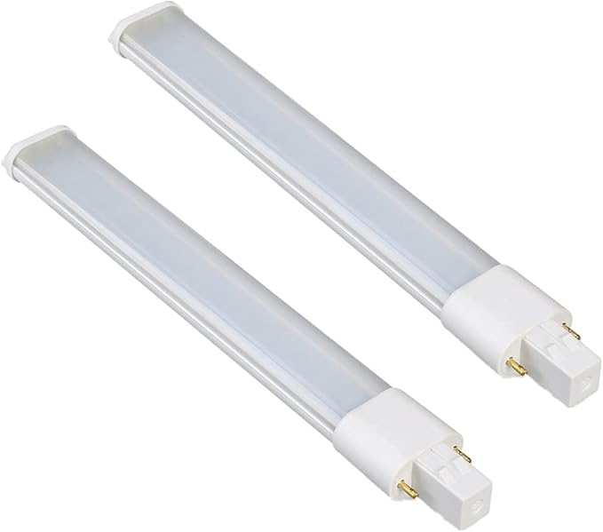 GX23 LED PL Bulbs 2 Pack 7W 13W CFL Equivalent 3000K Warm White Plug and Play Replacement