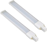 GX23 LED PL Bulbs 2 Pack 7W 13W CFL Equivalent 3000K Warm White Plug and Play Replacement