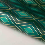 Wrapping Paper Roll Paper Gift Wrap 17 Inch X 120 Inch Per Roll 3 Different Green Design (42.3 Sq.Ft.Ttl)