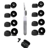 [8 Pairs] Replacement Ear Tips For Jbl Tune 230Nc, With 3 In 1 Cleaner Kit, Silicone Ear Tips (Xs/S/M/L)