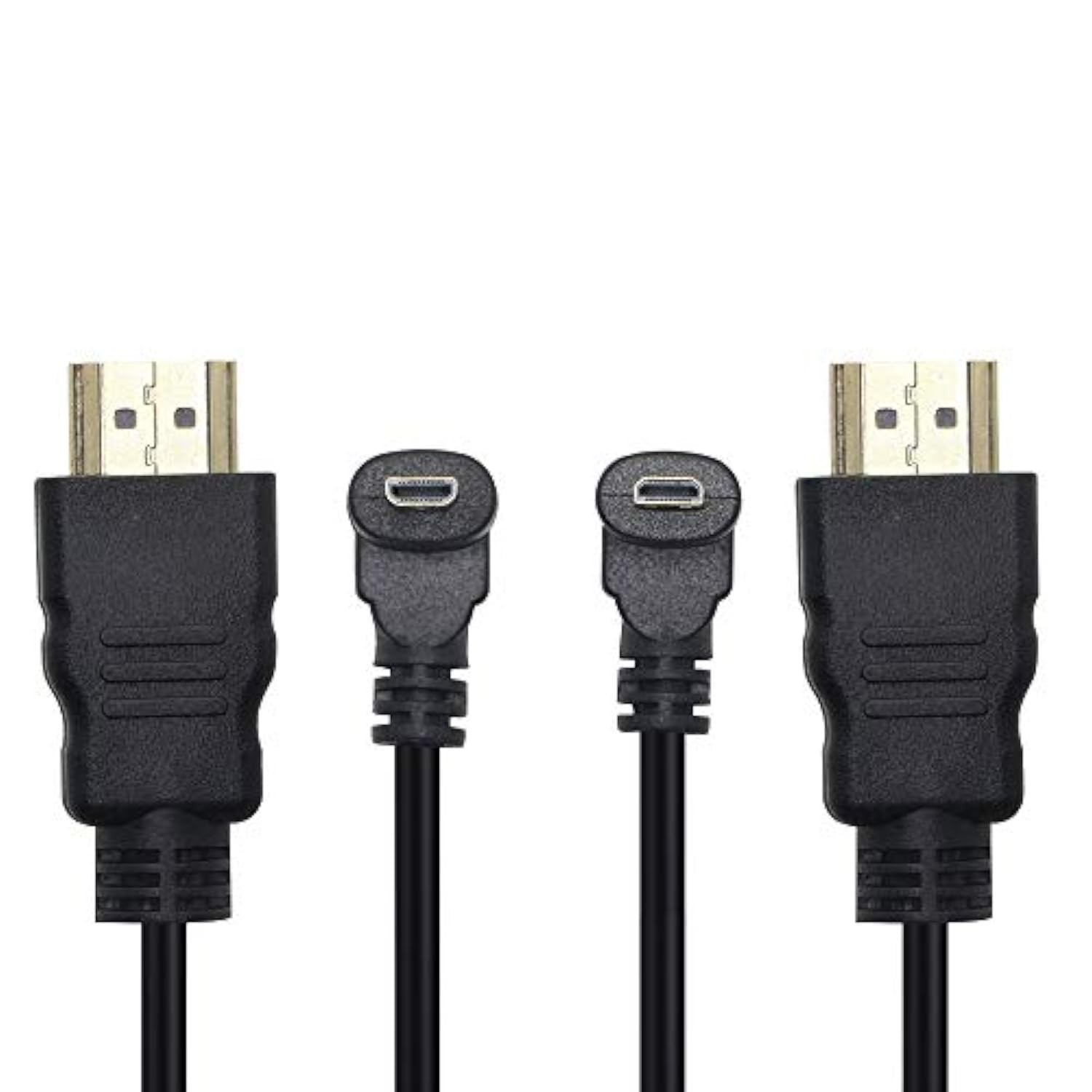 Micro Hdmi To Hdmi Cable Adapter 50Cm 90 Degree Angle Micro Hdmi Male To Hdmi
