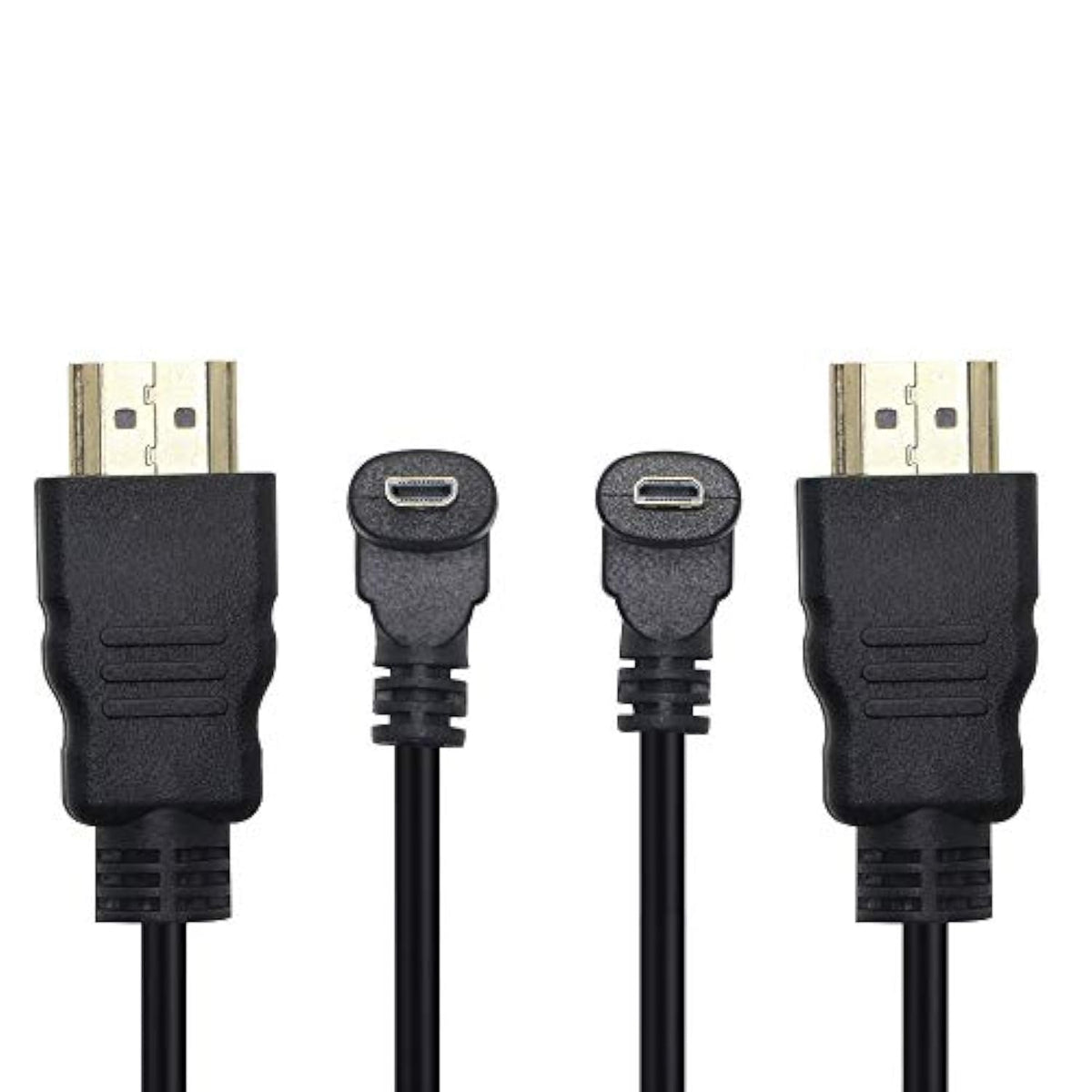 Micro Hdmi To Hdmi Cable Adapter 50Cm 90 Degree Angle Micro Hdmi Male To Hdmi