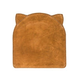 Soft Leather Cat Mouse Pad Handmade Swayze Suede