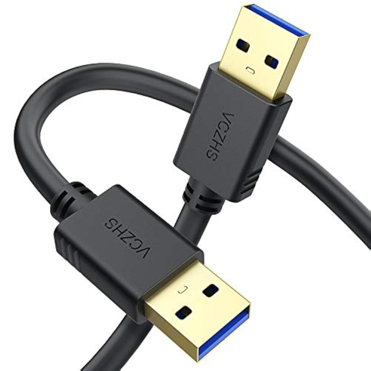 Usb To Usb Cable 3Ft - Double Ended U Sb Cord Usb3.0 Male To Male Cable Usb3.0 A To A Cord For Hard Drive Enclosures, Dvd Player, Laptop Cooler