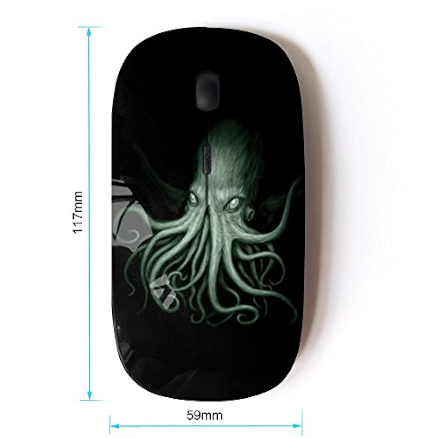[ Optical 2.4G Wireless Mouse [ Octopus Kraken Sea Ocean Creature Legs Art ]