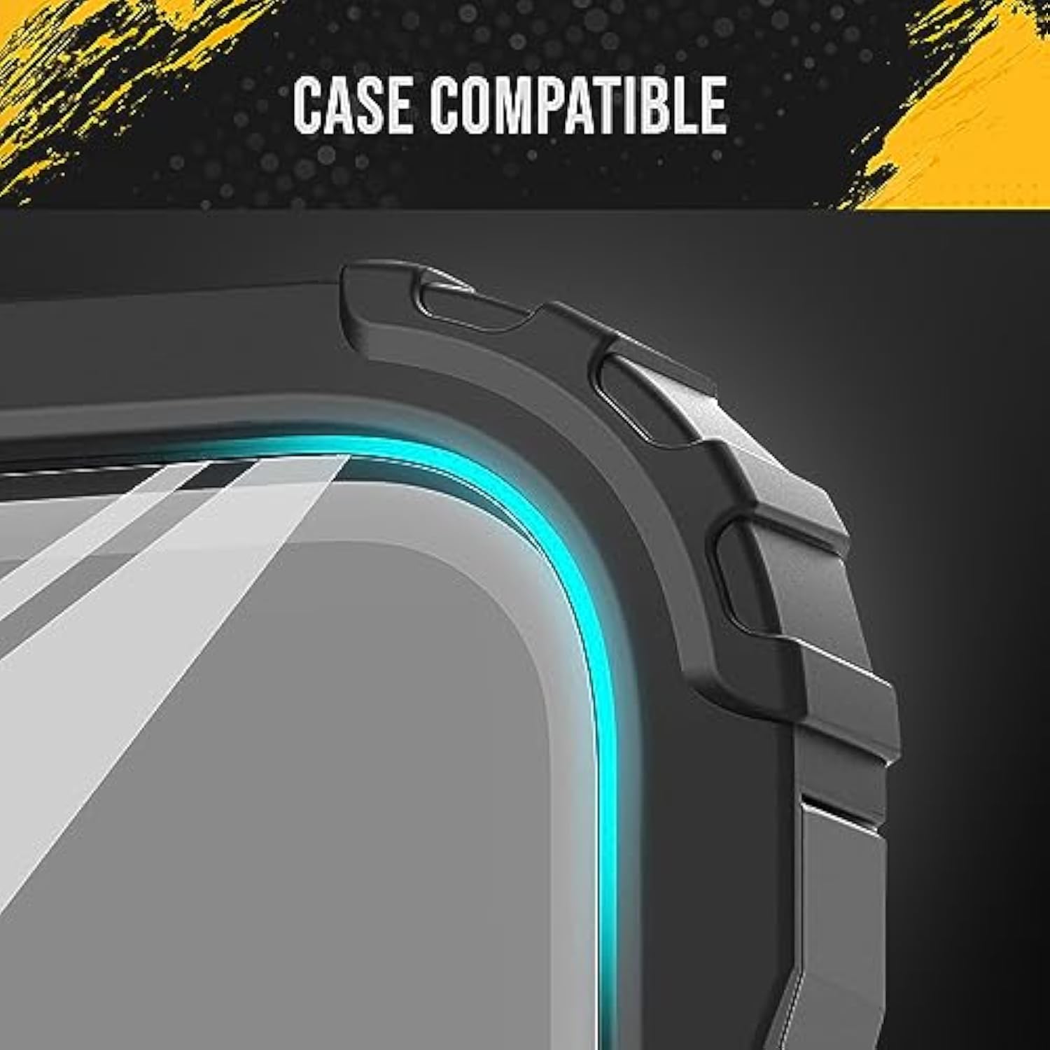 Screen Protector For Samsung Galaxy S23 Fe (Fingerprint Sensor Compatible) - Case Compatible Tempered Glass (2023 Fe-Model Only) 2-Pack