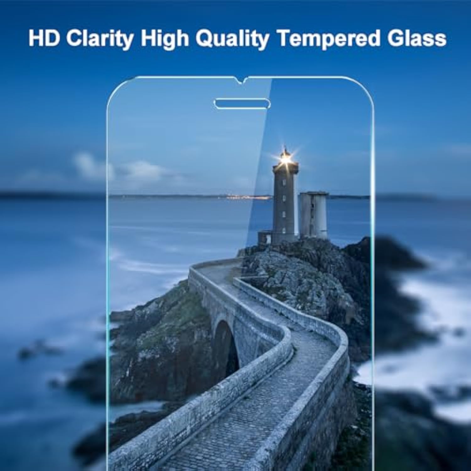 Screen Protector For Iphone 7 Plus & Iphone 8 Plus & Iphone 6 Plus & Iphone 6S Plus, 2-Pack Clear 9H Tempered Glass Film Cover Sensor Protection Case Friendly For 5.5 Inch