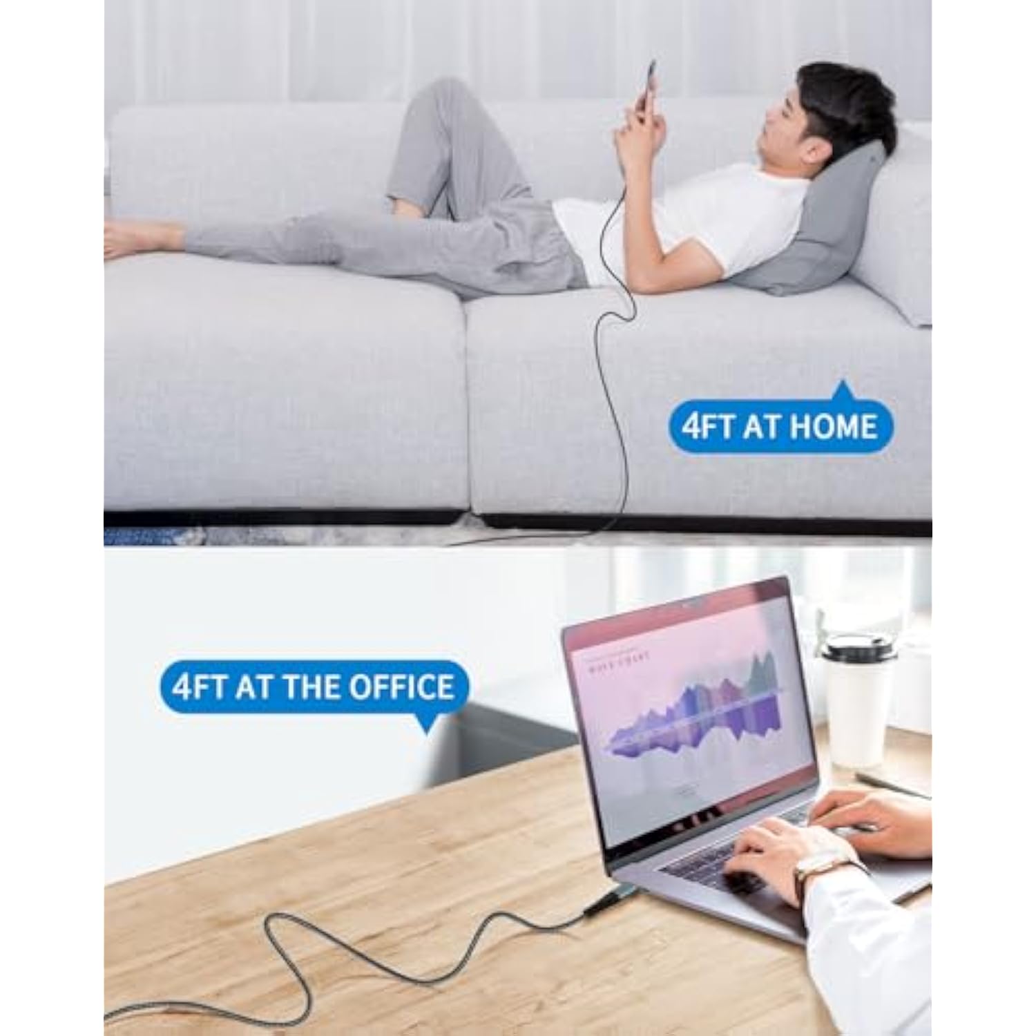 Usb C Cable, Fast Charging Cord, Type C To Type C Charger Cable, Braided Usb-C Charger For Iphone 17/16/15 Pro Plus Max S22 S21 Ipad Etc?3-Pack ?