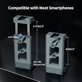 Metal Phone Tripod Mount Arca Port & Action Camera Adapter, Adjustable Smartphone Tripod Adapter Clamp Cell Phone Stand Holder Compatible With Iphone Plus Pro Max Gopro Samsung Galaxy Motorola Pixel