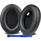 Replacement Earpads For Sony Wh-1000Xm4 (Wh1000Xm4) Headphones, Ear Pads Cushions With Noise Isolation Foam, Added Thickness, Without Affecting Sensor - Black