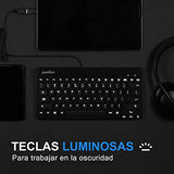 Periboard-326Es Mini Teclado Usb Retroiluminado Con Teclas De Corto Recorrido - Qwerty Español
