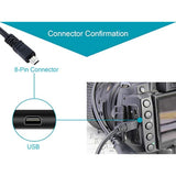 5Ft Long Usb Pc Battery Charger + Data Sync Cable Cord For Nikon Coolpix S4100