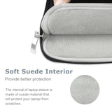 13-Inch Laptop Sleeve Case With Handle For Macbook Air 13.6 Inch (A3240, M4 Chip) Accessories Water-Resistant Canvas Protective Cover Carrying Laptop Bag For Macbook Air 13.6" 2025 (Black)