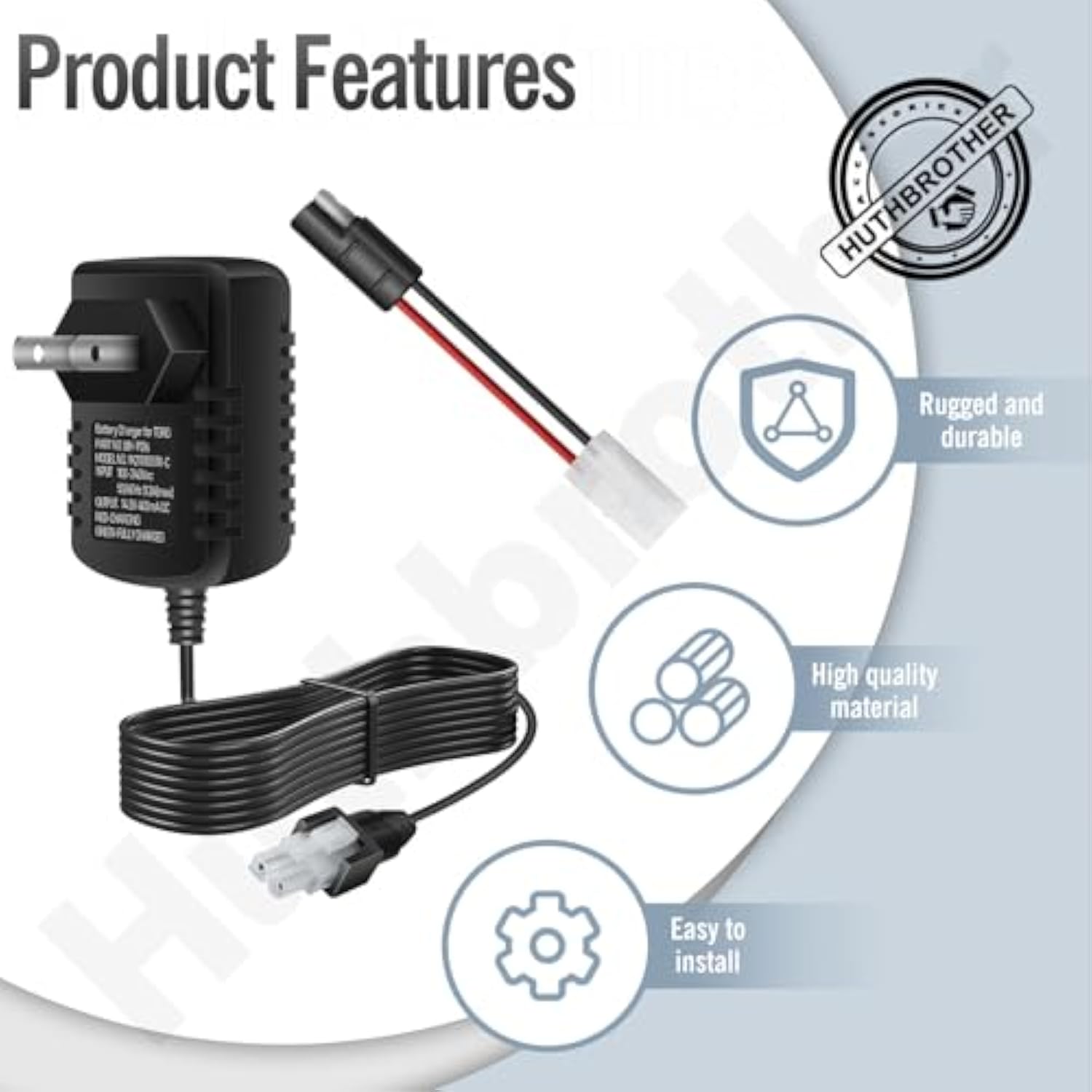 136-9126 Battery Charger for Toro 22" Mower Replaces 114-1588 12V