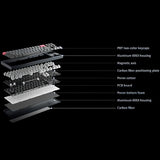 Wired Hall Effect Keyboard - Aluminum Springless Magnetic Levitation, Mechanical Keyboard, 0.001-3.5Mm Adjustable Actuation,Rgb Lighting, Gasket Mount, Compatible With Windows/Mac-Uq71G