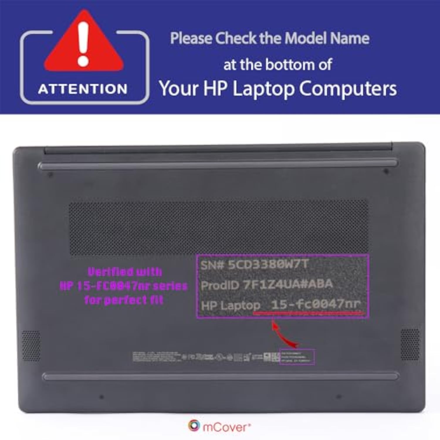 mCover Case Compatible ONLY for 2023-2024 15.6-inch HP Laptop 15-FCxxxx / 15-FDxxxx Series Windows Notebook PC (NOT Fitting Any Other HP Laptop Models) - Red