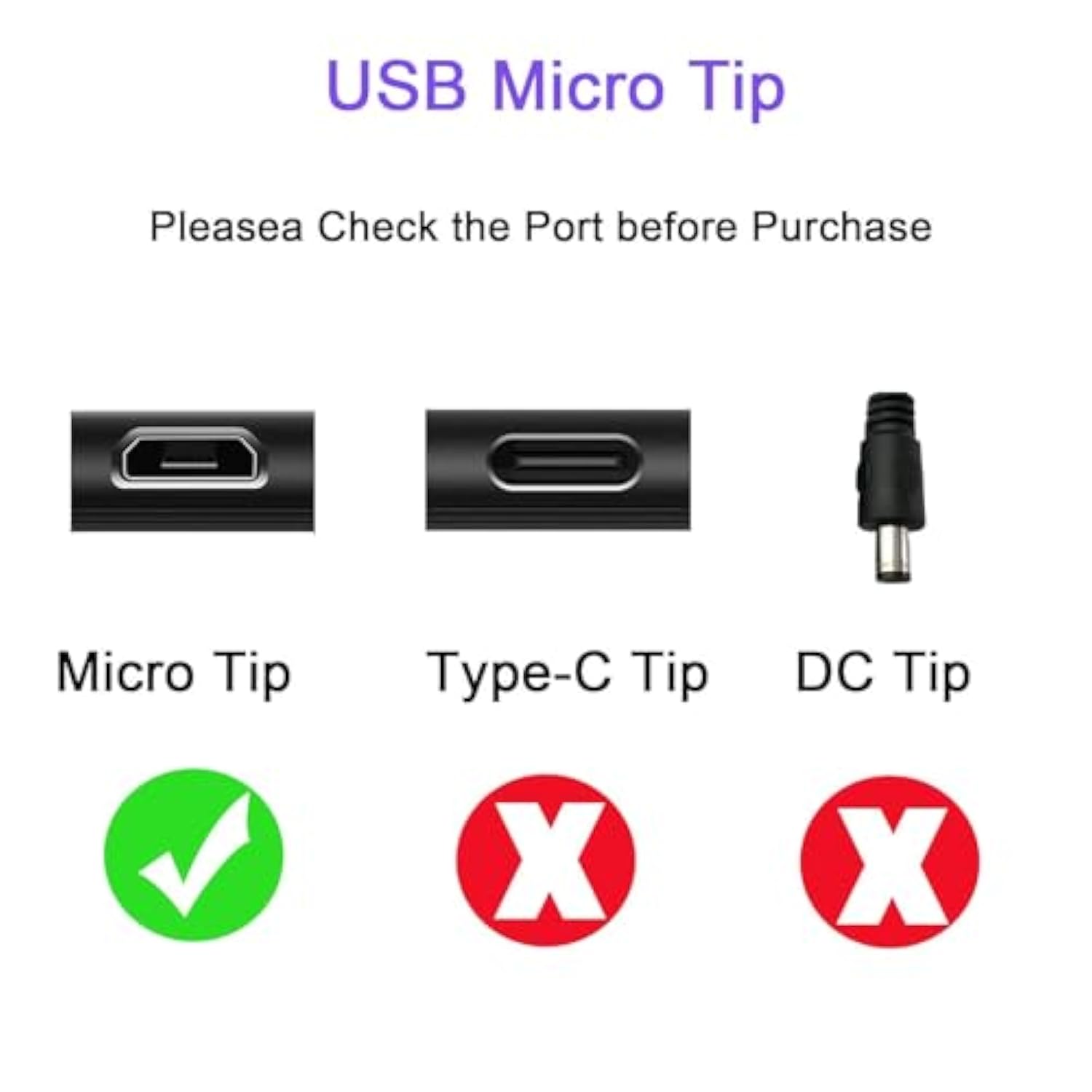 Replacement Charging Replacenmet For Roku Express Plus, Express 4K/+ Premier/Plus, Streaming Stick, Roku Remote Charger Power Cable Cord (Not Compatible With Streaming Stick Plus & Ultra)