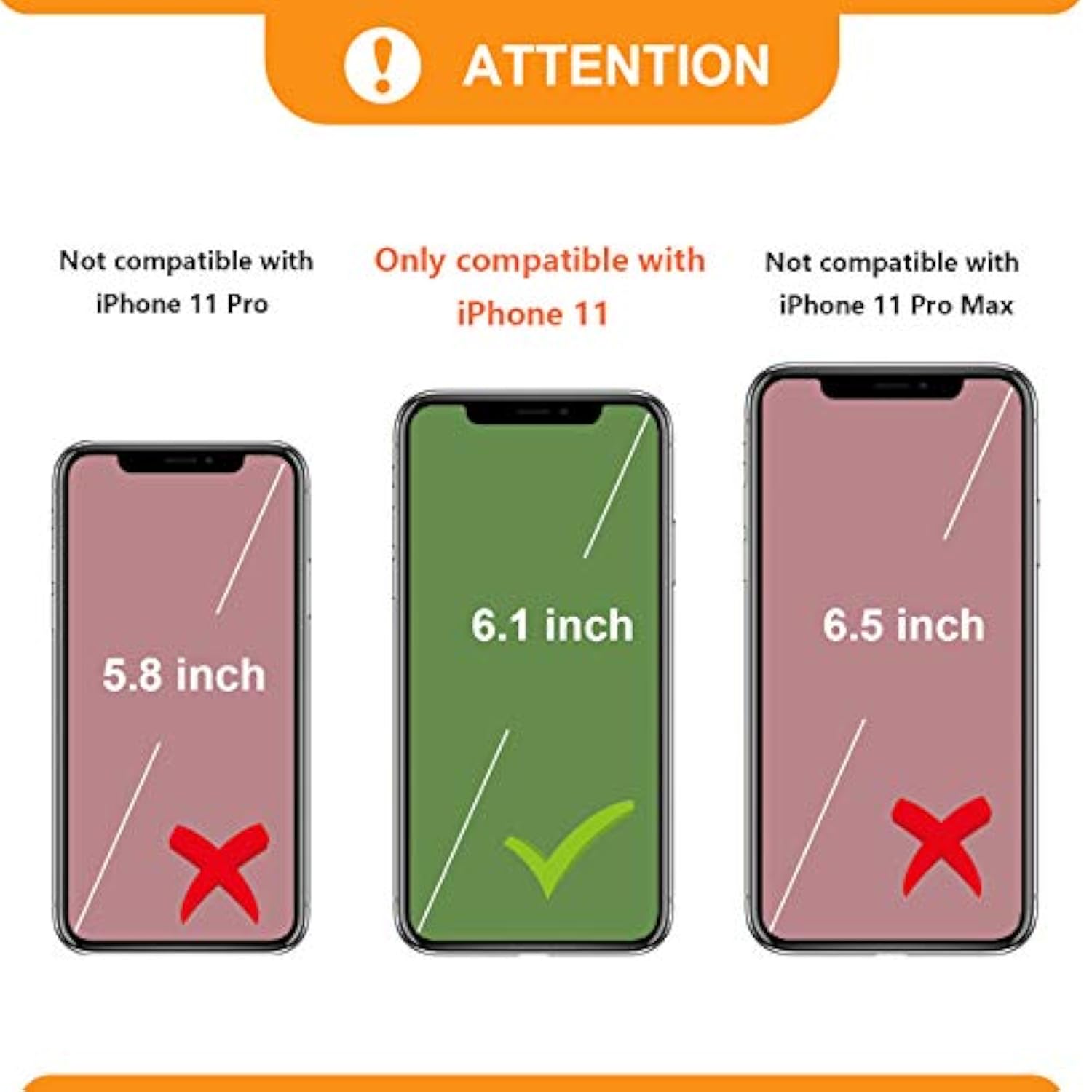 For 11 Wallet Case With Card Holder Pu Leather Magnetic Detachable Kickstand Shockproof Wrist Strap Removable Flip Cover For 11 6.1 Inch (Brown)