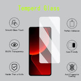 [4 Pack] Screen Protector Compatible with Xiaomi 13T Pro,Scratch Resistant,Easy-Install,Bubble Free,Anti-Fingerprint,Tempered Glass Compatible with