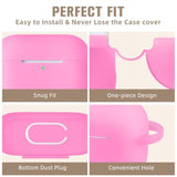 Silicone Case for Apple AirPods Pro 1st/2nd Generation, Night-Glow Keychain Accessories for Women and Men