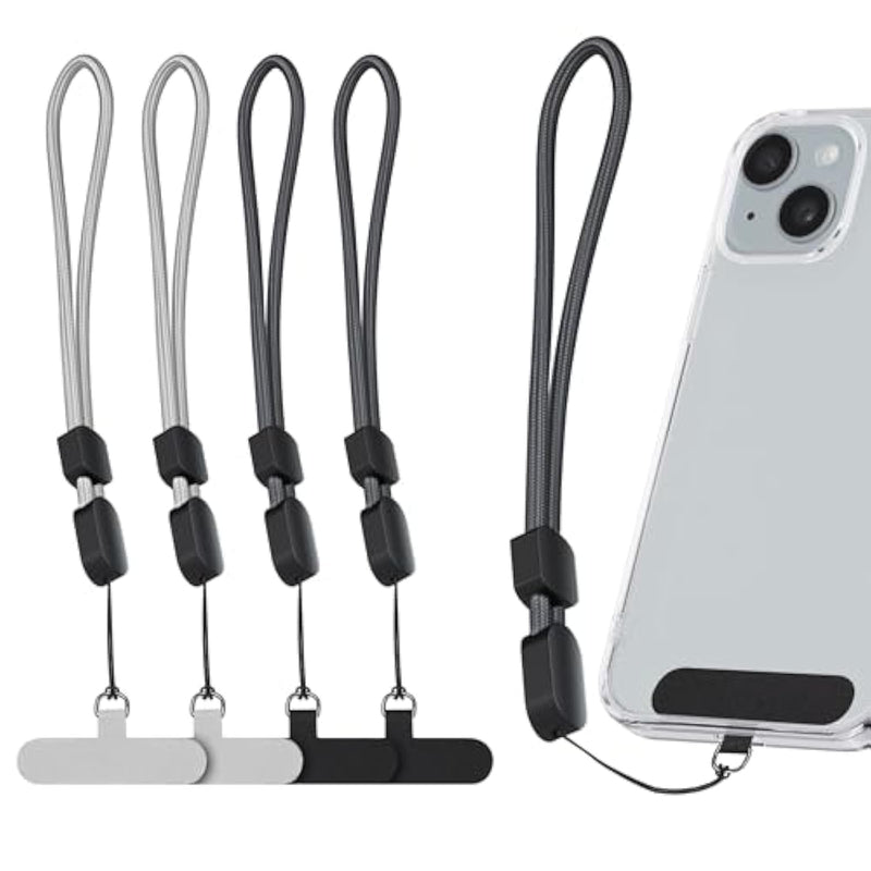 Wrist Phone Lanyard, Nylon Adjustable Wristlet Strap Cell Phone Lanyard Tether Pads For All Mobile Phones