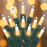 Christmas Lights Clear White 100 Count Incandescent String Light Ul Certified Connectable 21Feet Christmas Tree Lights F
