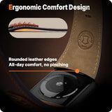 Leather Band Compatible with  Watch Ultra 3/2/1 Band 49mm 46mm 45mm 44mm 42mm Men, Top Grain Leather Replacement Strap for iWatch series 11 10 9