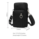 Outdoor Sweat-Proof Running Armbag Cross-Body Shoulder Casual Wallet Purse Crossbody Bag Gym Fitness Cell Phone Key Holder For 13 12 Pro Max Xs Max/Xr,Galaxy Note 10, P30 Pro,Black