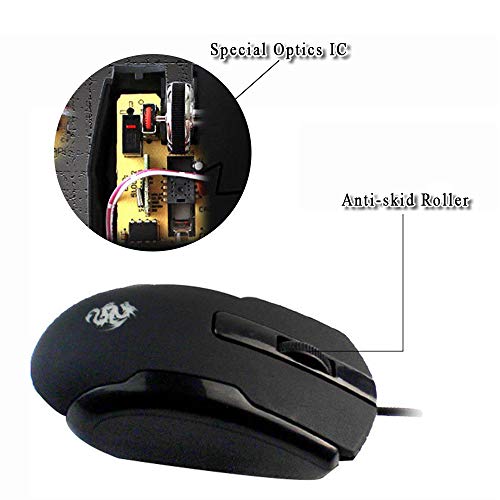 Left Handed Mouse Logo Laser Engraving And Matte Process 800 Dpi Resolution 3D Button Plug And Play Mini Usb Wired Mouse Suitable For Laptop