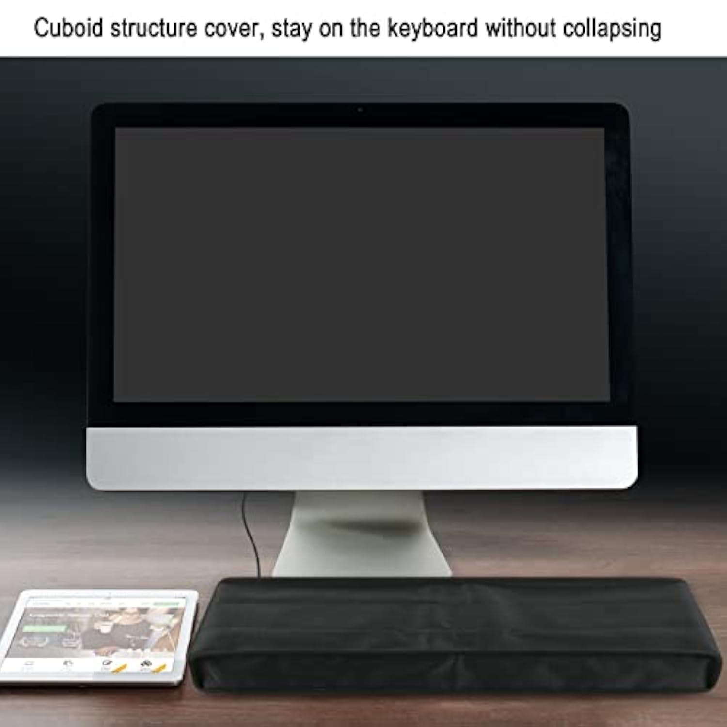 Keyboard Dust Cover, Covers Standard Size Pc Keyboards, 1680D Nylon Anti-Dust