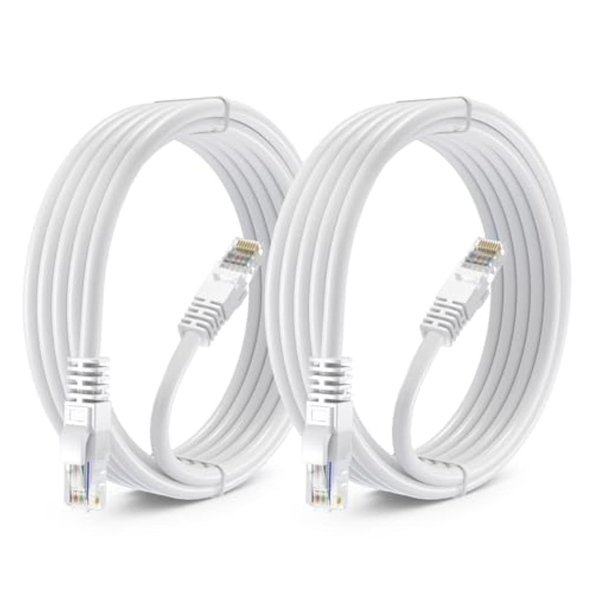 Maximm Cat 6 Ethernet Cable 10 Ft, (2-Pack) Cat6 Cable, LAN Cable, Internet Ca