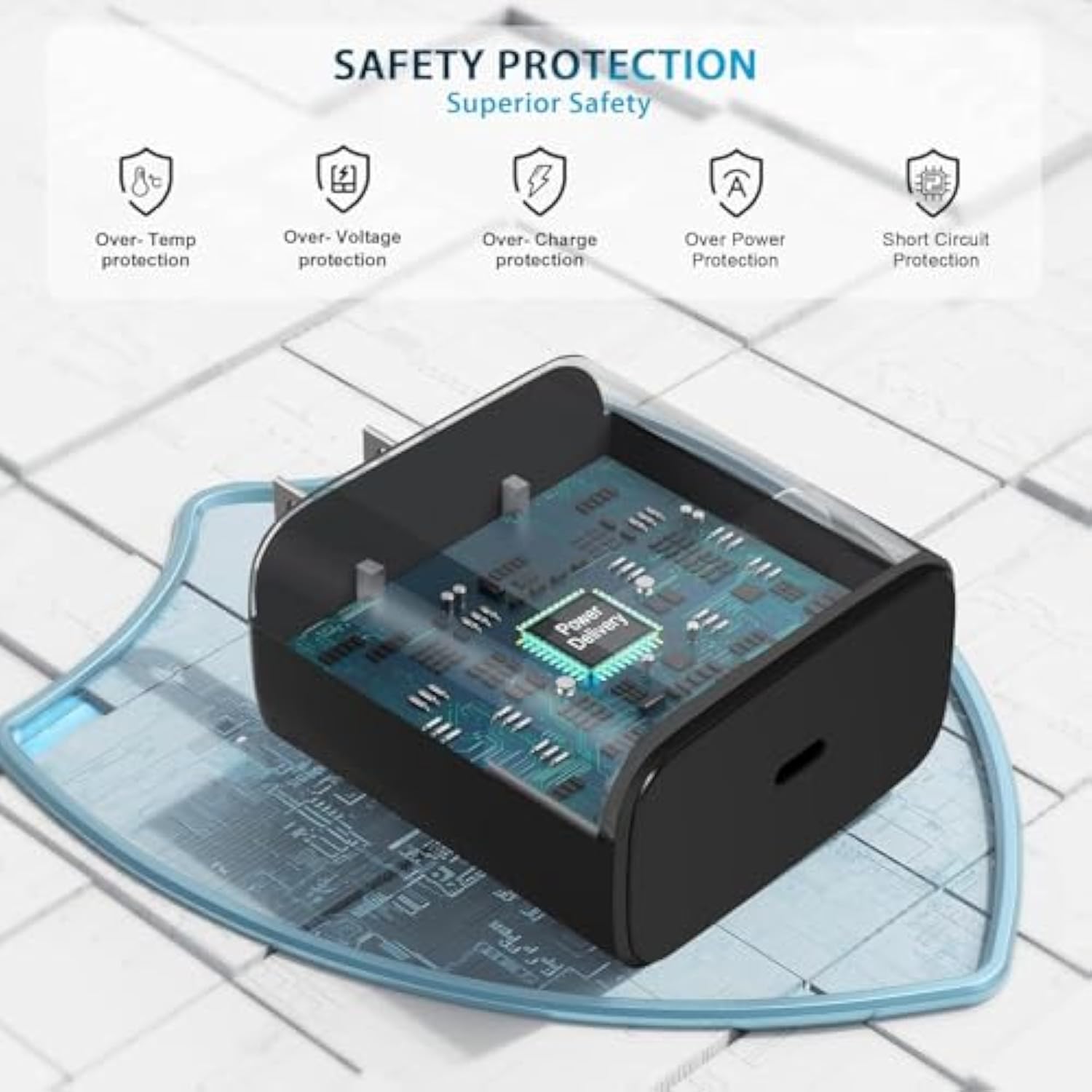 2Pack 45W Charger For Samsung Super Fast Charger Type C, Usb C Super Fast Charging For Samsung Galaxy S23 Ultra/S23/S23+/S22/S22 Ultra/S22+/Note 20/S20/S21, Galaxy Tab S7/S7 Galaxy A, Pps Charger