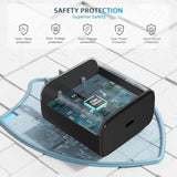 2Pack 45W Charger For Samsung Super Fast Charger Type C, Usb C Super Fast Charging For Samsung Galaxy S23 Ultra/S23/S23+/S22/S22 Ultra/S22+/Note 20/S20/S21, Galaxy Tab S7/S7 Galaxy A, Pps Charger