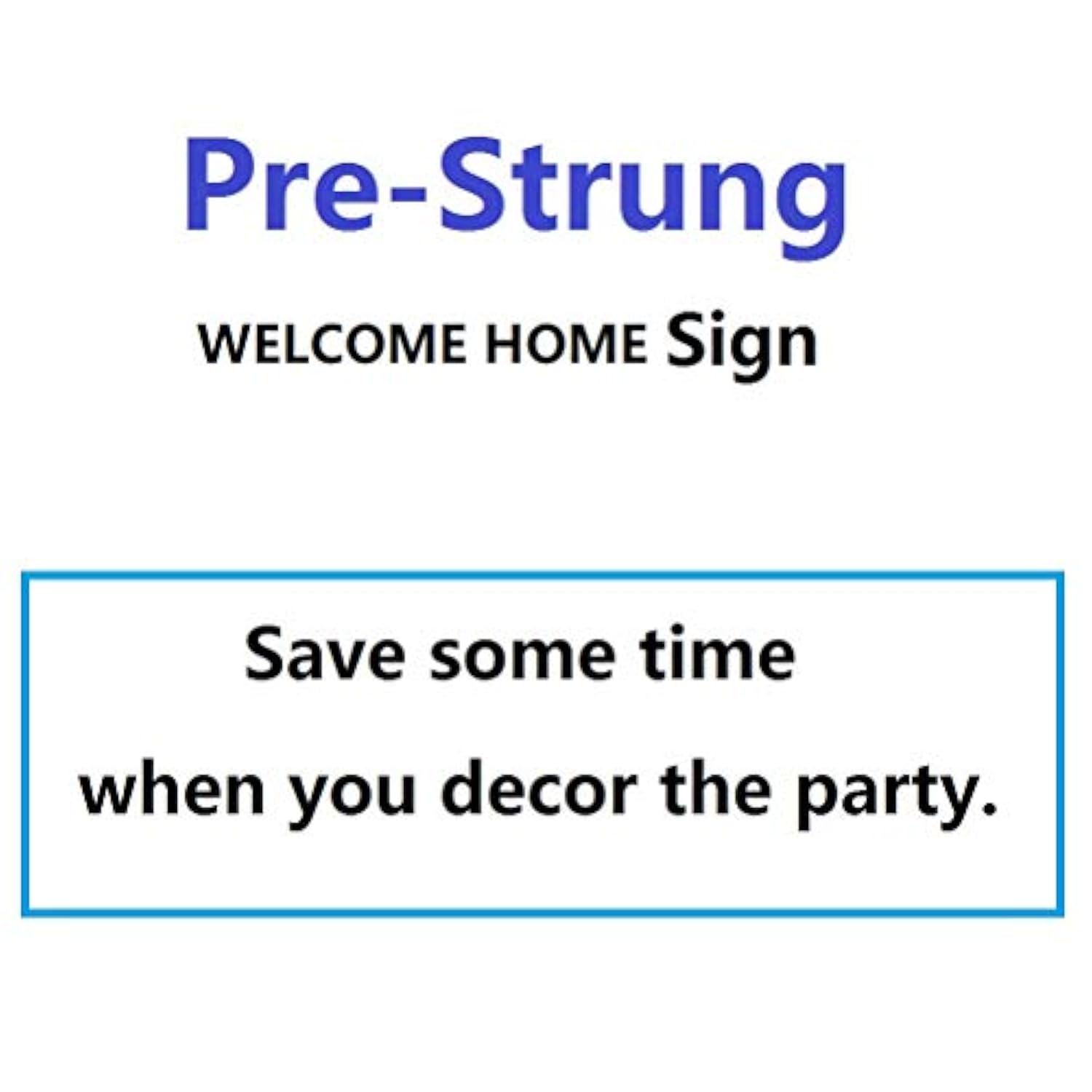 Pre-Strung Holographic Welcome Home Banner Decorations Sign, Iridescent Hanging Bunting String Flag Garland For Deployment Homecoming, Graduation Ceremony, Family Reunion, Military Homecoming Party