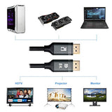 DisplayPort Cable 9.84ft 8K DisplayPort Cable Version 1.4 Support 8K 60 Hz, 4K 120 Hz DP to DP Cable for PC Laptop TV