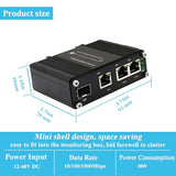 Industrial Gigabit Poe++ Injector, Ieee 802.3Bt/At/Af Compliant Power Over Ethernet Adapter, Power Supply 95W Ethernet, 12-48V Dc Wide Voltage Input, Ip40 Hardened Housing, Din Rail & Wall Mountable