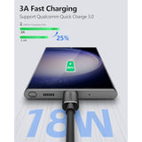 Android Auto Usb C Cable 1Ft[2Pack], 10Gbps Short Usb A To Usb C Data Transfer Cable Fast Charging For Iphone 16 15 Pro/Pro Max/Plus, Samsung Galaxy S23, Ipad Pro, Pixel, External Ssd