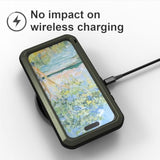 Military Rugged Case For Iphone 16 Pro , With Tempered Glass Screen Protector, Shockproof Dustproof Scratch Proof Hybrid Metal And Silicone Gel Heavy Duty Full Body Cover For Iphone 16 Pro