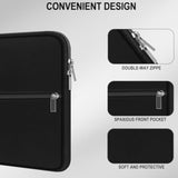 Laptop Sleeve 15.6 Inch, Shockproof Protective Laptop Case Briefcase With Front Pocket, Portable Monitor Computer Bag Compatible With Lenovo, Hp, Dell, Asus, Macbook, Notebook, Black