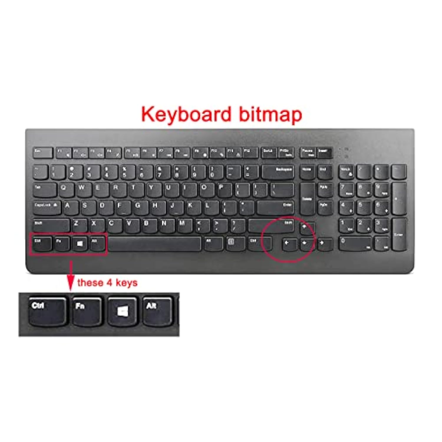 Ultra Thin Silicone Keyboard Protective Skin Cover Compatible With Lenovo 510