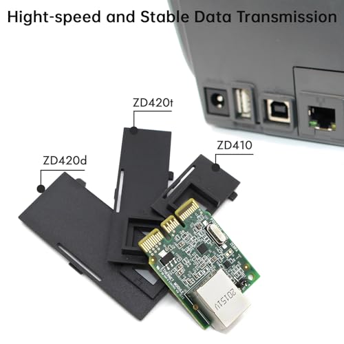 P1080383-442 Kit Upgrade Ethernet Module For Zebra Zd410 Zd420 Thermal Desktop Label Printer Wired 203Dpi 300Dpi