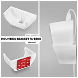 Screwless Wall Mount For Eero 6 Mesh Wifi Holder, Custom Design (Not Compatible With Eero Pro 6 / Beacon), Strong Vhb Adhesive, No Tools, No Mess, White By